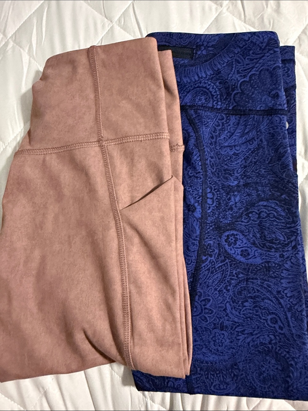 Leggings - 2 pair Lululemon size 2 / X by Gottex size small 
Both like new